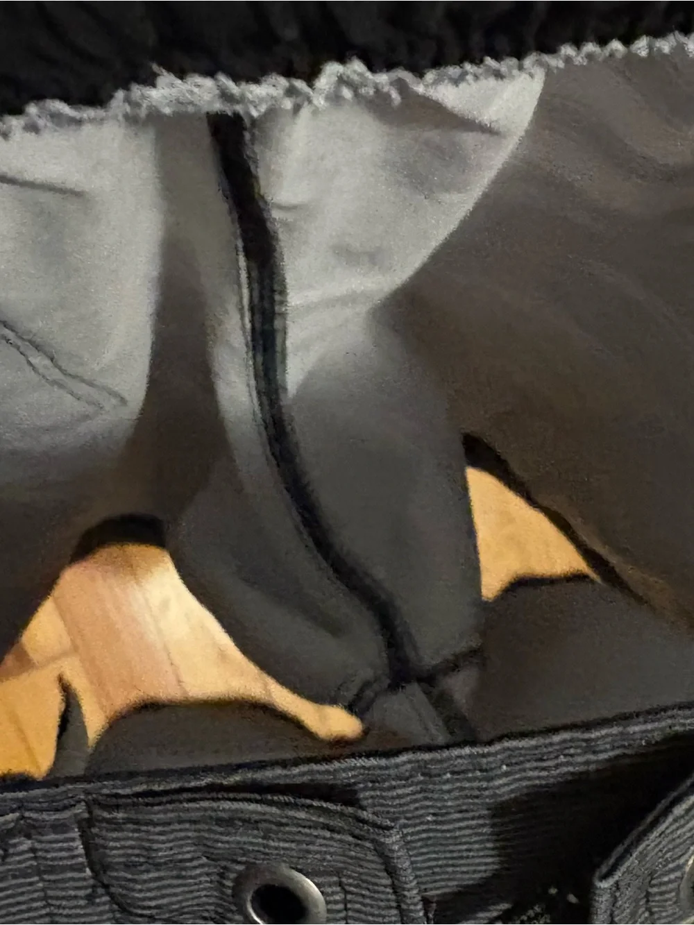 Men's Black Striped Drawstring swim trunks